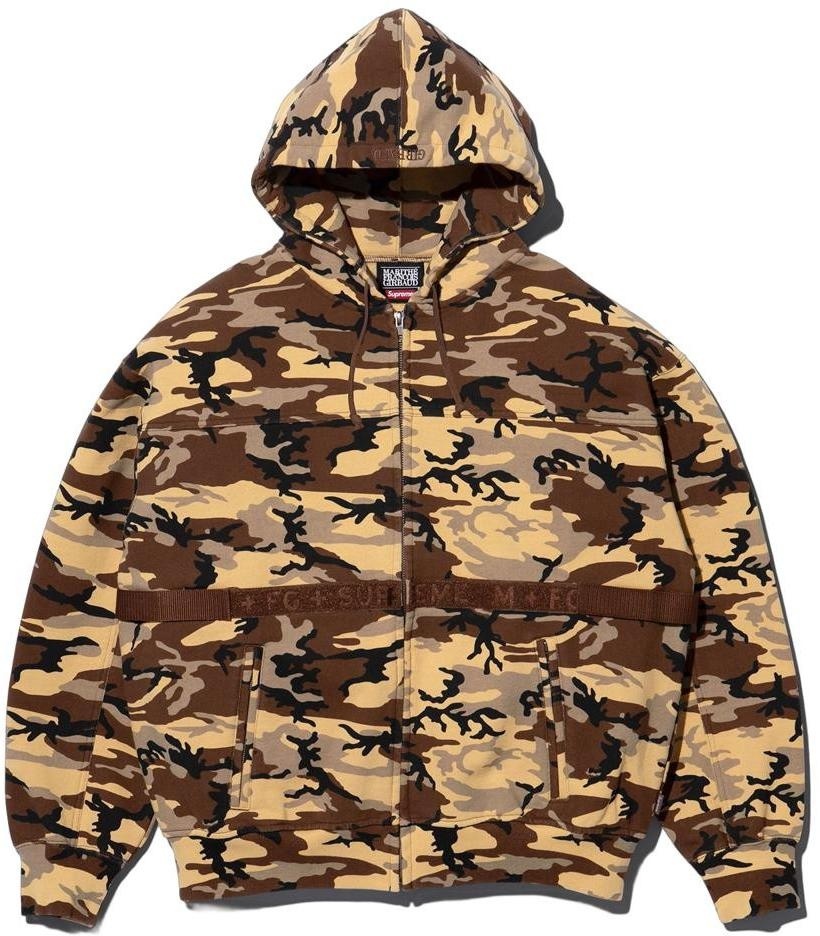 Supreme®/Marithé + François Girbaud Zip Up Hooded Sweatshirt view 7